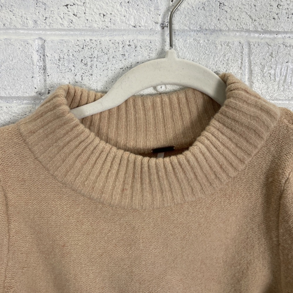 Free People Sugar Pie Sweater Womens Size S Majestic Oak Quiet Luxury Minimalist - Picture 3 of 10